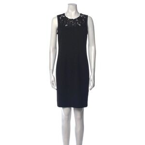 Karl Largerfield Scoop Neck  Mini Dresses Size S  Black
